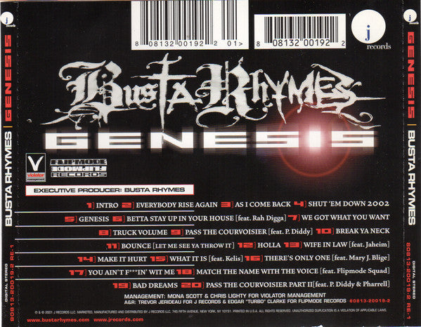 Busta Rhymes : Genesis (CD, Album, RE-)