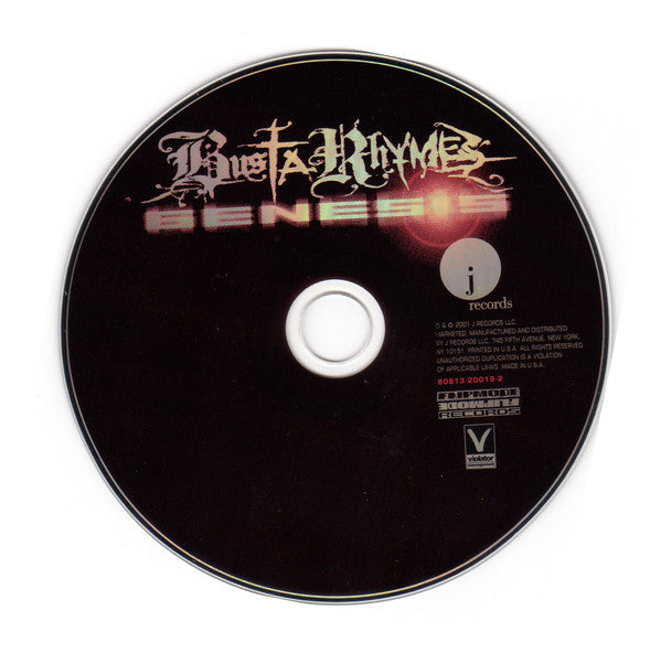 Busta Rhymes : Genesis (CD, Album, RE-)