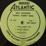 Milt Jackson : Plenty, Plenty Soul (LP, Album, Gre)