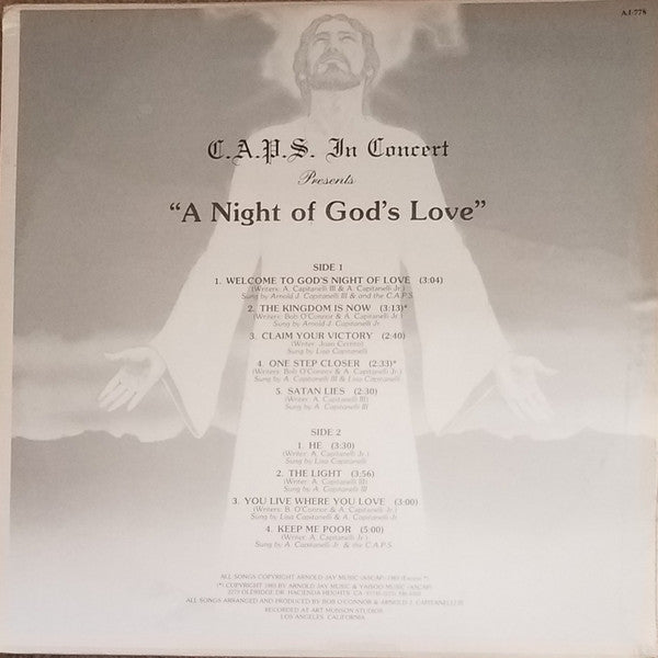 C.A.P.S. : A Night Of God's Love (LP)