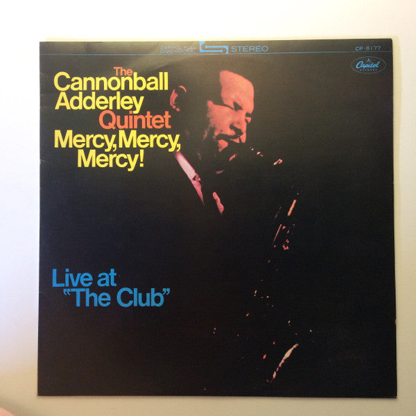 The Cannonball Adderley Quintet : Mercy, Mercy, Mercy! - Live At "The Club" (LP, Album, RE, Red)