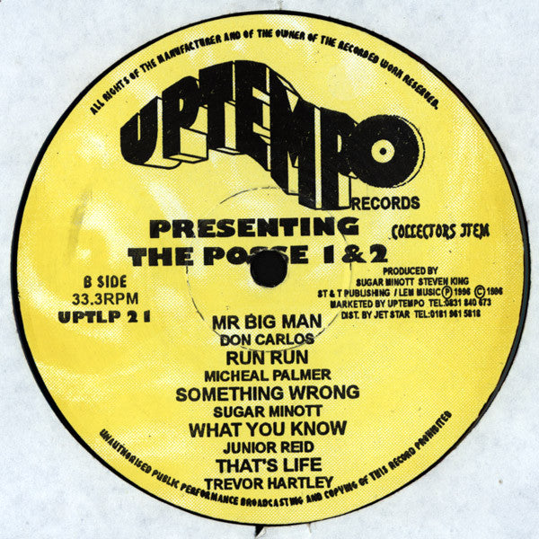 Various : The Posse Vol. 1/2 (2xLP, Comp)