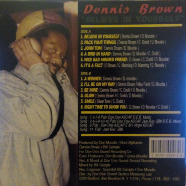 Dennis Brown : Believe In Yourself (LP, Album, Lig)