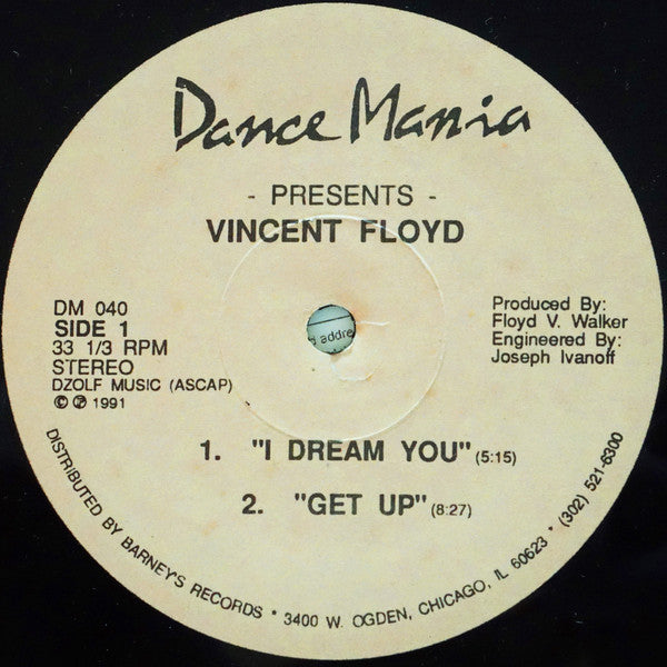 Vincent Floyd : I Dream You (12")