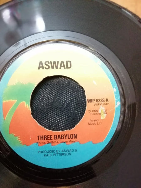 Aswad : Three Babylon (7", Single)