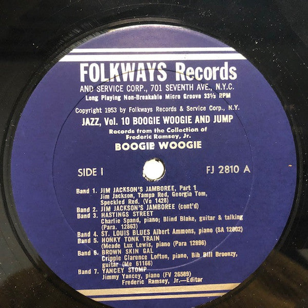 Various : Jazz Volume 10: Boogie Woogie And Jump (LP, Album, Comp, RE)