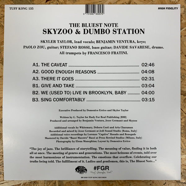 Skyzoo & Dumbo Station : The Bluest Note (LP, Album, Ltd, Num, Blu)
