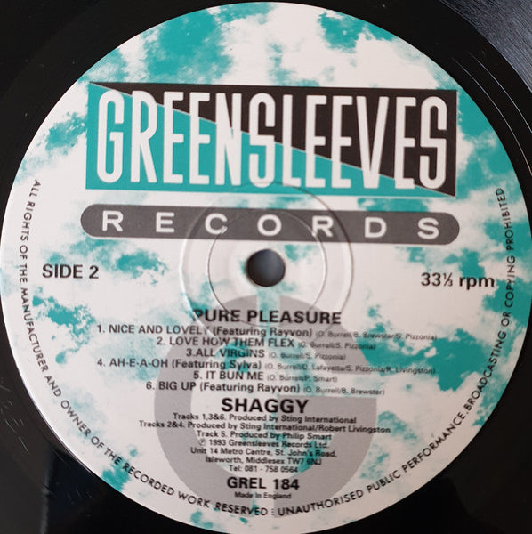 Shaggy : Pure Pleasure (LP, Album)