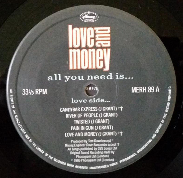 Love And Money : All You Need Is... (LP)