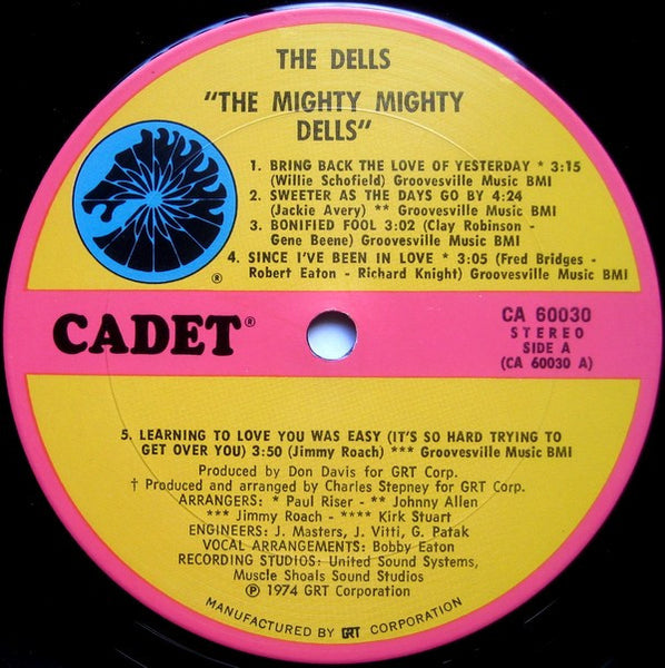 The Dells : The Mighty Mighty Dells (LP, Album)