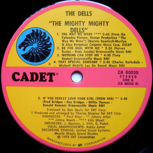 The Dells : The Mighty Mighty Dells (LP, Album)