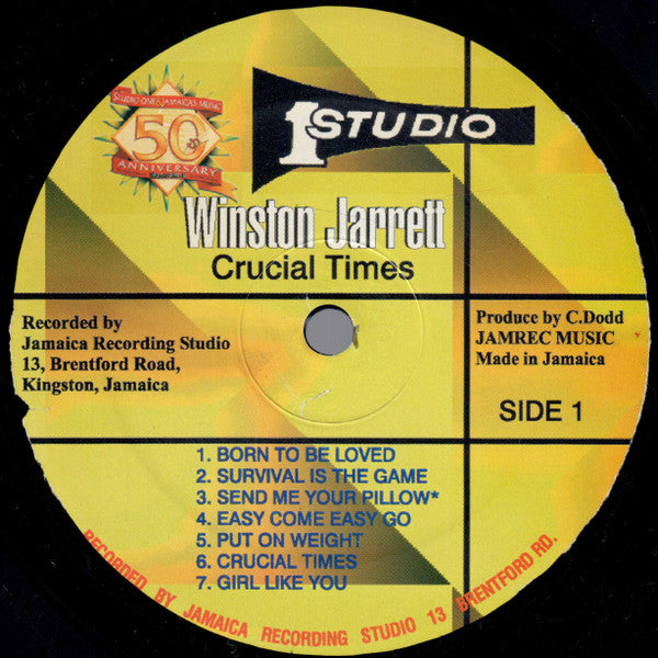 Winston Jarrett : Crucial Times (LP, Album)