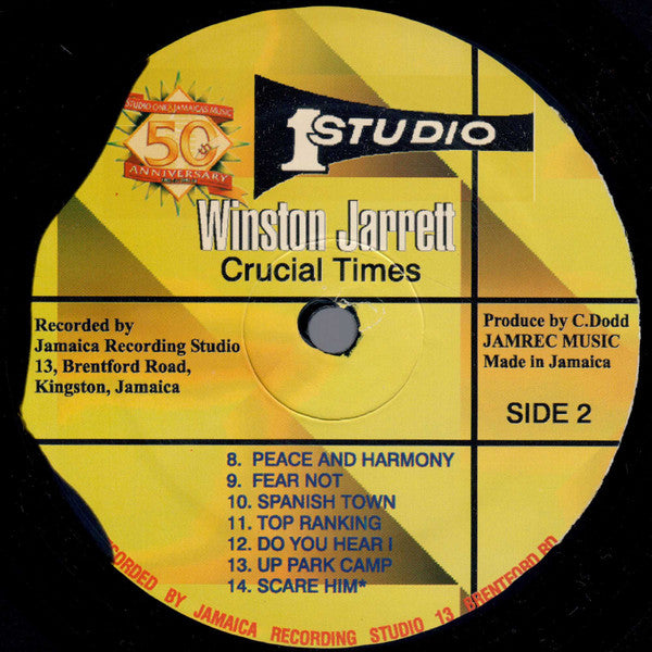 Winston Jarrett : Crucial Times (LP, Album)