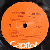 The Cannonball Adderley Quintet : Music, You All (LP, Album, Win)