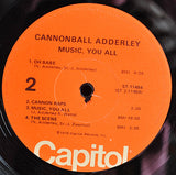 The Cannonball Adderley Quintet : Music, You All (LP, Album, Win)