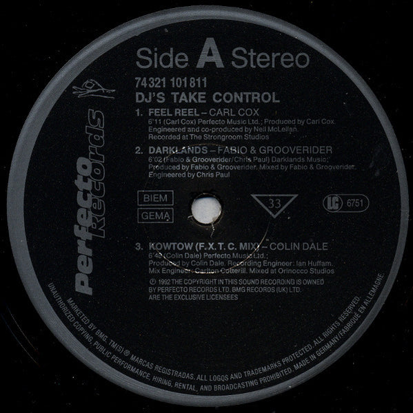 Various : Hardcore DJ's...Take Control (LP, Comp)