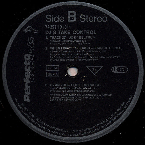 Various : Hardcore DJ's...Take Control (LP, Comp)