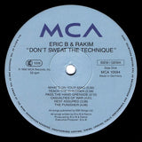 Eric B. & Rakim : Don't Sweat The Technique (LP, Album)