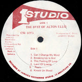 Alton Ellis : The Best Of Alton Ellis (LP, Comp, RP, red)