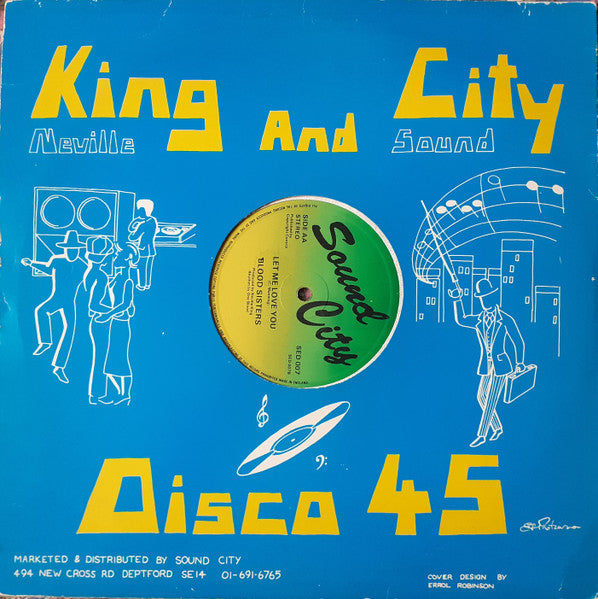 Blood Sisters : Don't Say Goodbye Too Loud / Let Me Love You (12", Cle)