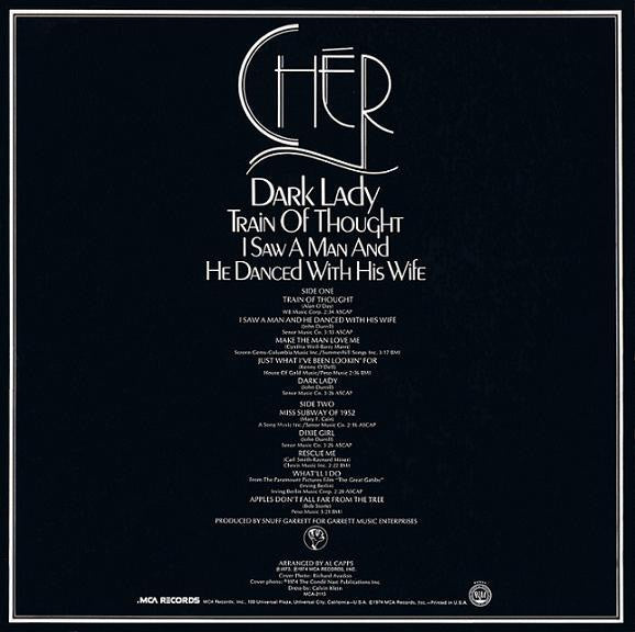 Chér* : Dark Lady (LP, Album, Glo)