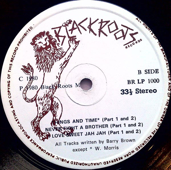 Barry Brown : I'm Not So Lucky (Showcase) (LP, Album)