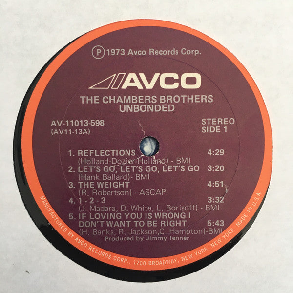 The Chambers Brothers : Unbonded (LP, Album)