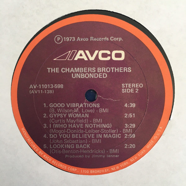 The Chambers Brothers : Unbonded (LP, Album)