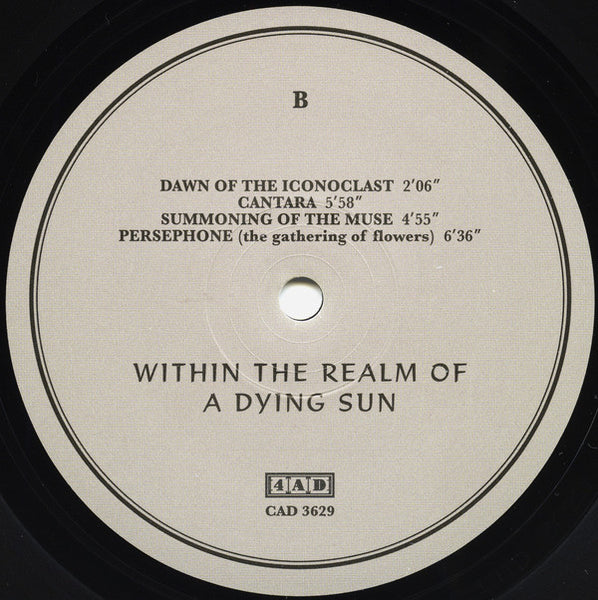 Dead Can Dance : Within The Realm Of A Dying Sun (LP, Album, RE, RM, RP)