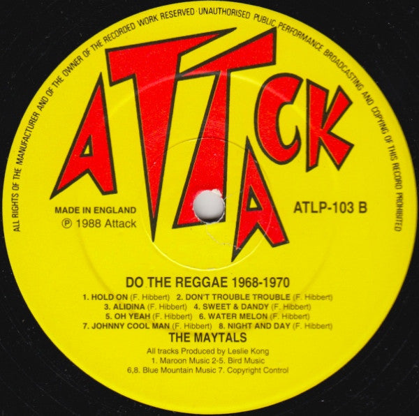 The Maytals : Do The Reggae 1966-70 (LP, Comp)
