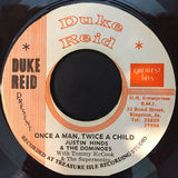 Justin Hinds & The Dominoes With Tommy McCook : Carry Go, Bring Come (7")