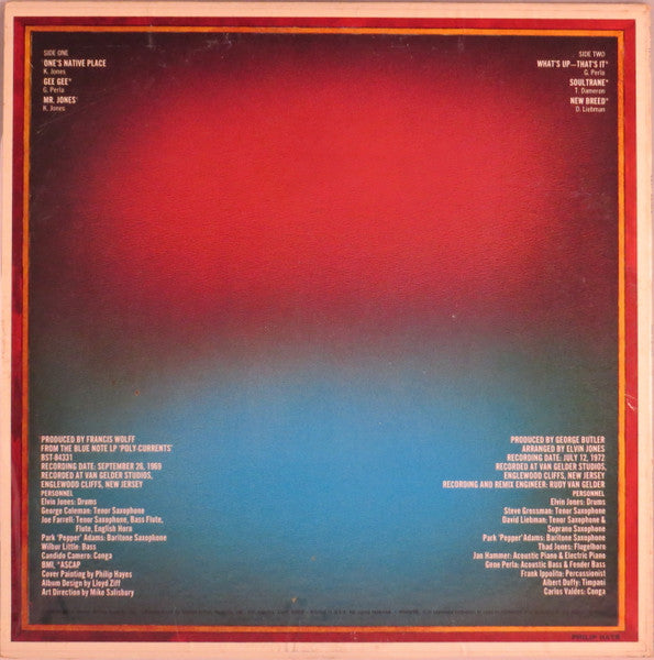 Elvin Jones : Mr. Jones (LP, Album, All)