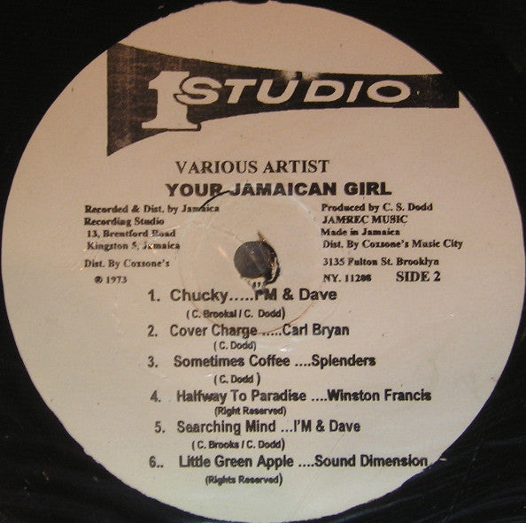 Various : Your Jamaican Girl (LP, Comp, RP)