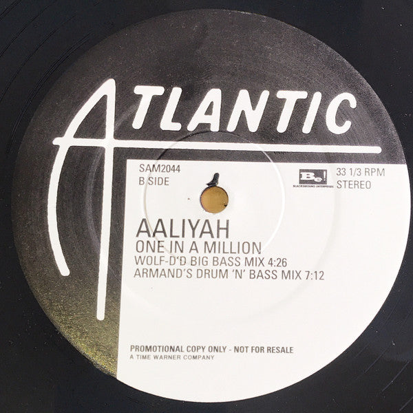 Aaliyah : One In A Million (Remixes) (12", Single, Promo)