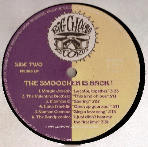 Various : The Smoocher Is Back - 12 Class X Soul Tracks (LP, Comp)