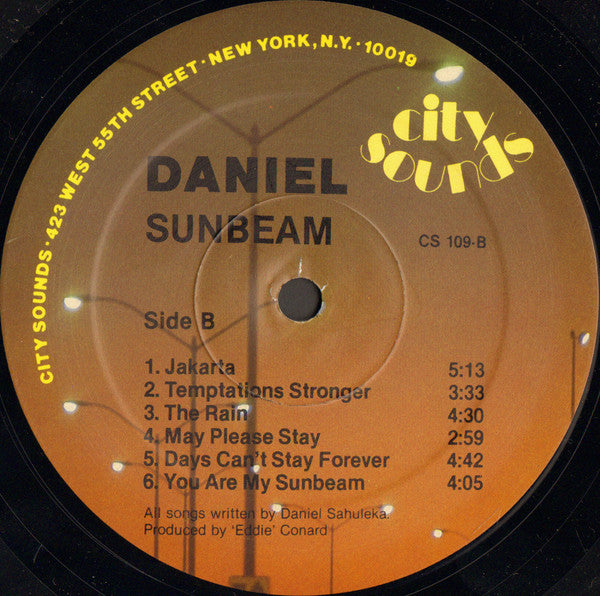 Daniel Sahuleka : Sunbeam (LP, Album)