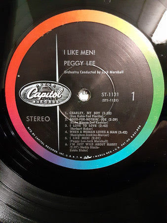 Peggy Lee : I Like Men (LP, Album)