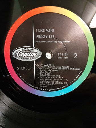 Peggy Lee : I Like Men (LP, Album)