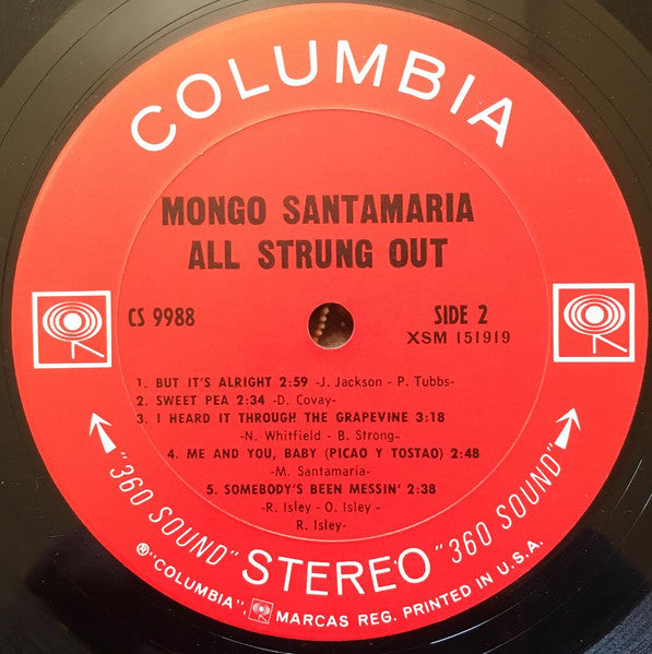 Mongo Santamaria : All Strung Out (LP, Album, Ter)