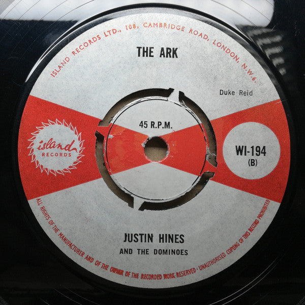 Justin Hinds & The Dominoes : Rub Up Push Up (7", 4-P)