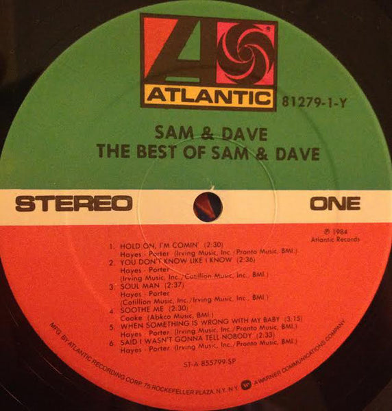Sam & Dave : The Best Of Sam & Dave (LP, Comp, SRC)