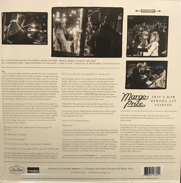 Margo Price : That's How Rumors Get Started (LP, Album, Ltd + 7")