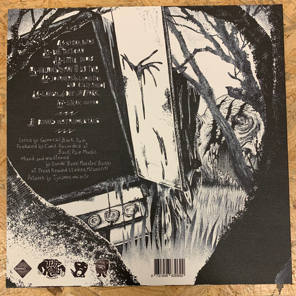 GeneralBackPain + Cuns : Fiato Sul Collo (12", EP, Ltd, Num, Blu)