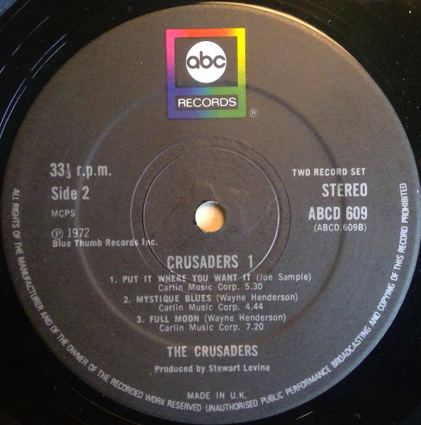 The Crusaders : Crusaders 1 (2xLP, Album, RP, Gat)