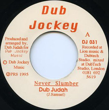 Dub Judah : Never Slumber (7")