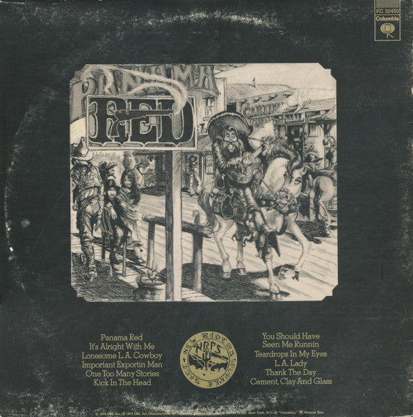 New Riders Of The Purple Sage : The Adventures Of Panama Red (LP, Album, Pit)