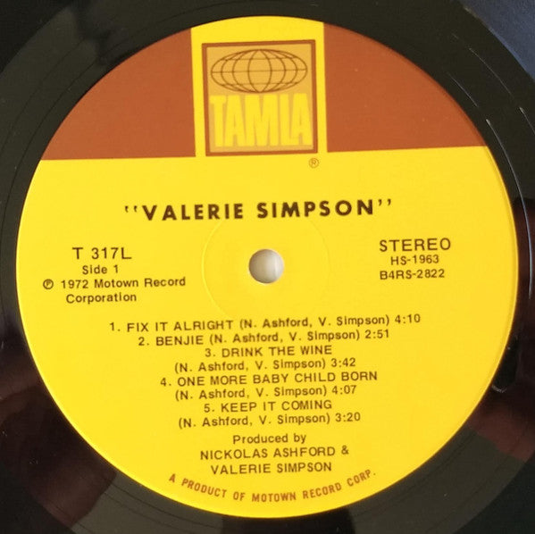 Valerie Simpson : Valerie Simpson (LP, Album, Ind)