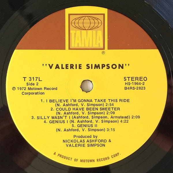 Valerie Simpson : Valerie Simpson (LP, Album, Ind)
