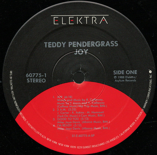 Teddy Pendergrass : Joy (LP, Album, Spe)