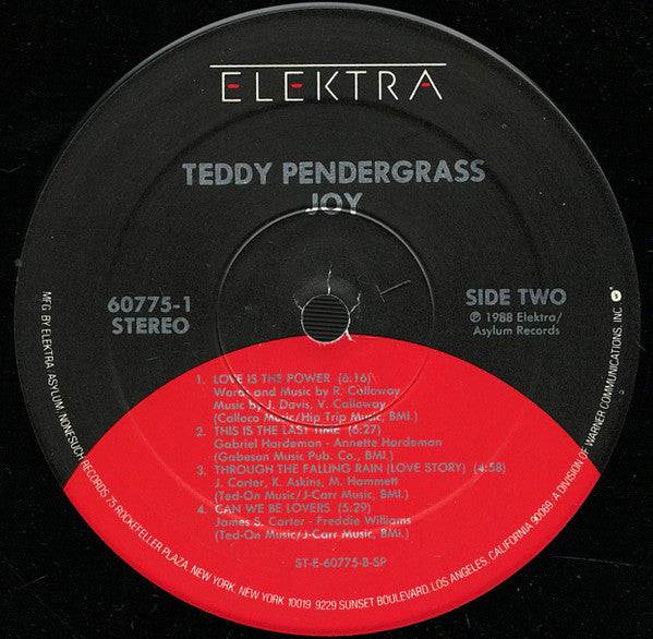 Teddy Pendergrass : Joy (LP, Album, Spe)